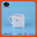 ceramic mug with tea bag holder,ceramic mug for cookie ,porcelain tea mug